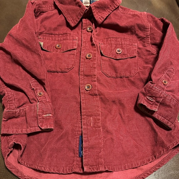GAP Red Corduroy Shirt - Bin 9 - Picture 1 of 2